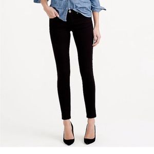 J Crew Black Toothpick Skinny Jeans Size 2